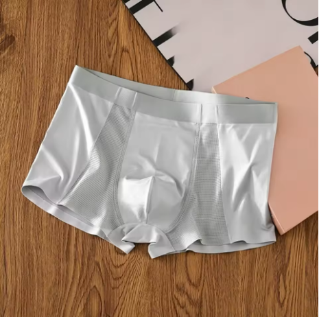 Fraîcheur et Confort Ultime : Boxers Respirants Ice Silk pour Homme (Lot  de 3)