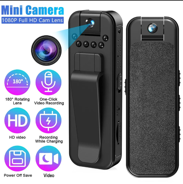 Mini Caméra Espion HD 1080P - Votre Sécurité Discrète